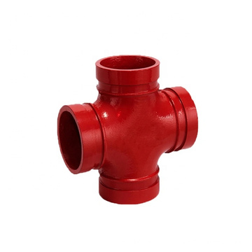 Ductile Iron ASTM a 536 Standard and Grooved Equal Cross Pipe FIttings